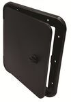 B&B RV Fuel Hatch w/ Thumb Lock - Large - Black