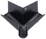 B&B Short Corner Rain Gutter Spout - Black