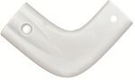 B&B Top Rear Corner Trim Cover for RV Seam - Right Hand - Fiji White