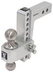 BulletProof Aluminum Hitch w/ Stainless Steel Dual Ball for 2" Hitch - 6" Drop/Rise - 14K