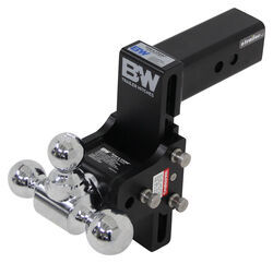 B&W Tow & Stow 3-ball mount.