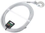 Curt Steel Winch Cable with Hook - 50' x 7/32" - 5,600 lbs