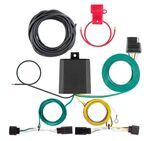 Curt T-Connector Vehicle Wiring Harness with 4-Pole Flat Trailer Connector