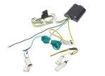 Curt T-Connector Vehicle Wiring Harness with 4-Pole Flat Trailer Connector
