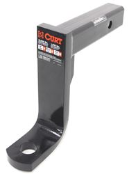 6-3//4-Inch Rise Fits 2-Inch Receiver GTW 1-1//4-Inch Ball Hole 10,000 lbs 8-Inch Drop CURT 45338 Class 4 Trailer Hitch Ball Mount