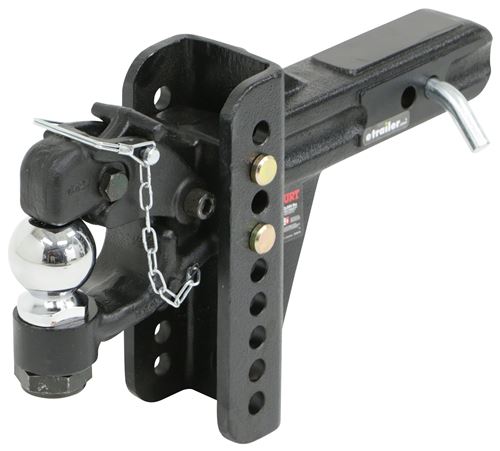 Adjustable Ball Hitch >> Curt Pintle Hook with 2-5/16" Ball - 2-1/2" Hitches - 20,000 lbs Curt Ball Mounts C45908 Adjustable Ball Hitch >> Curt Pintle Hook with 2-5/16" Ball - 2-1/2" Hitches - 20,000 lbs Curt Ball Mounts C45908