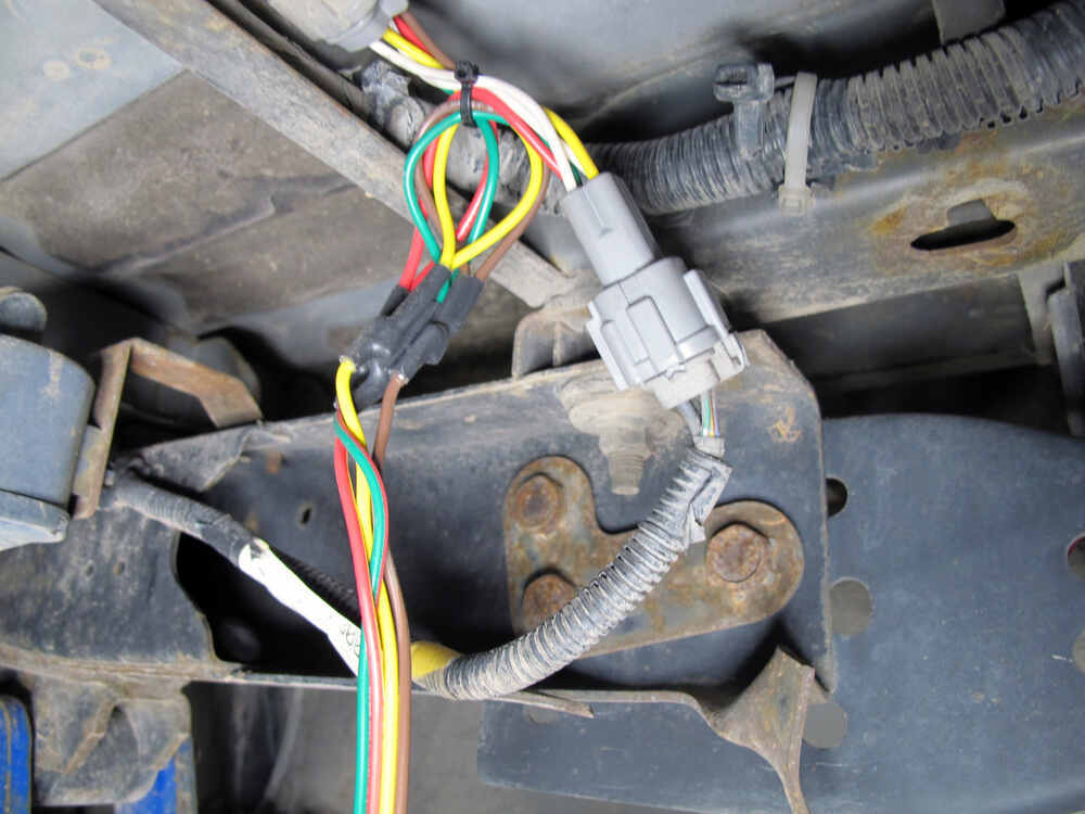 Curt T-Connector Vehicle Wiring Harness with 4-Pole Flat ... trailer wiring diagram for 2004 nissan frontier 