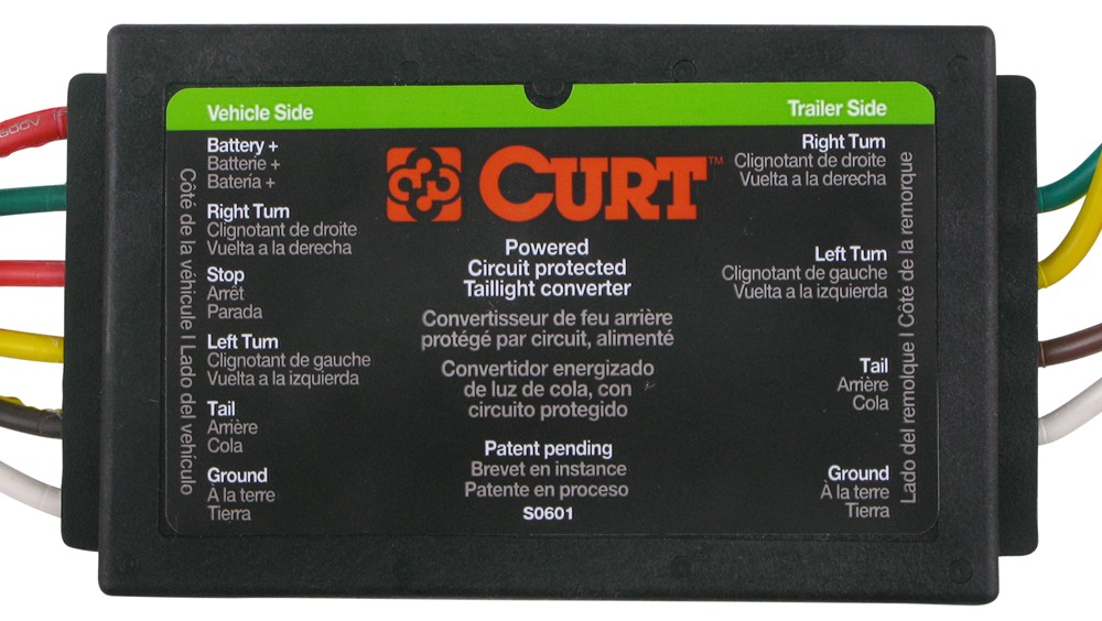 About Curt 5way Flat Wiring Connector 5way Flat Car Trailer Ends