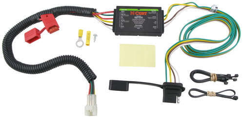 Curt T-Connector Vehicle Wiring Harness with 4-Pole Flat ... trailer wiring diagram 7 pin to 4 pin 