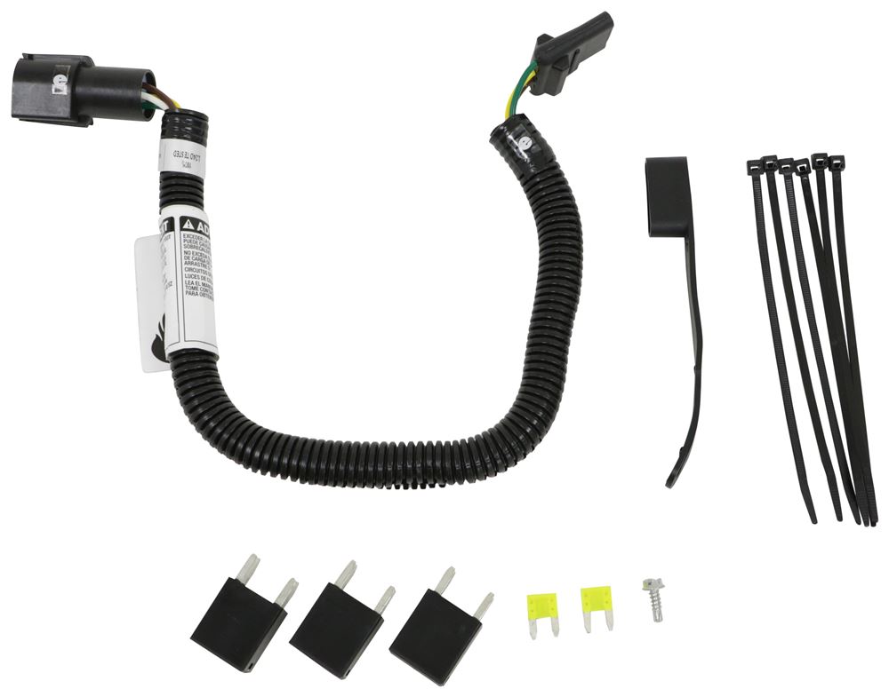 Compare T One Vehicle Wiring Vs Curt Connector Etrailer Com C56673 4 Flat Curt Custom Fit Vehicle Wiring