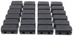 Caliber Bunk Wrap Endcaps for 2x4 Boat Trailer Guides - Black - Qty 24