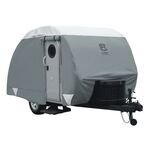 Classic Accessories PolyPro III Deluxe RV Cover for Teardrop Trailers up to 10' Long - Gray