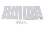 Caliber Marine Slides for Boat Trailer Bunks - 3" Wide - White - Qty 10