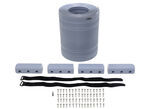 Caliber Bunk Wrap Kit for 2x6 Boat Trailer Guides - 24' Long - Light Gray