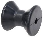 Caliber 3" Spool Roller for Boat Trailers - 1/2" Shaft - Rubber - Black