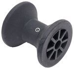 Caliber 3" V-Type Bow Roller - 1/2" Shaft - TPO - Black