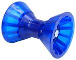Caliber 3" V-Type Bow Roller Assembly with Bells - PVC - Blue