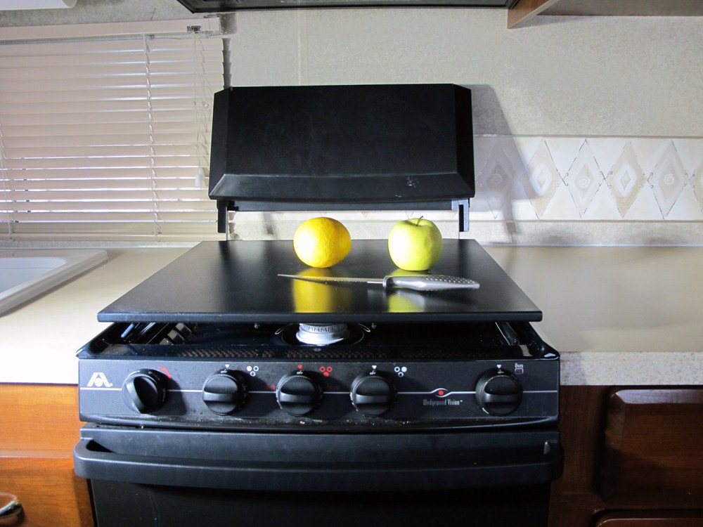 Camco Decor-Mate RV Stovetop Silencer, Countertop, and Cutting Board ...