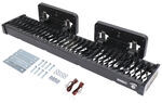 Carr MAXgrip Flip Step for Trailer w/ LED Lights - Flat Mount - Black - 36" Wide