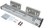 Carr MAXgrip Flip Step for Trailer w/ LED Lights - Flat Mount - Galvanized Steel - 36" Wide