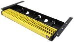 Carr Hide Away Step for Work Trucks - Side Mount - High Visibility Yellow - 36" Wide - 500 lbs