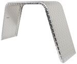 etrailer Single Axle Trailer Fender - Jeep Style - Aluminum - 36" long x 10" deep - Qty 1