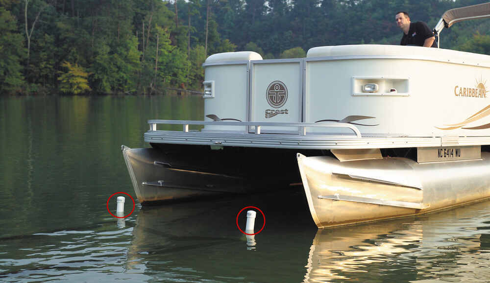 ce smith post-style guide-ons for pontoon boat trailers