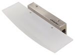 12V RV Wall Light w/ Frosted Light Shade - 2-1/2" Tall - Satin Nickel