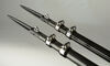 CE Smith Outrigger Poles in black. 