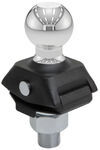 Curt RockerBall Shock Absorbing 2" Hitch Ball - 1" Diameter Shank - Chrome - 7.5K