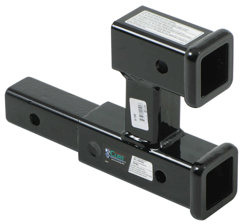Curt Dual Hitch Extender for 2" Trailer Hitches 8" Extension Curt
