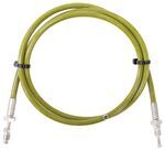 DeeMaxx Braided Stainless Steel Hydraulic Brake Line, 3/16" Male Inverted Flares, 4'7"