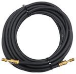 DeeMaxx Hydraulic Brake Line - Rubber - 3/16" Brass Male Inverted Flares - 23-1/3' Long