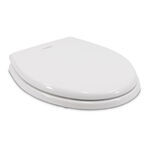 Replacement Slow-Close Toilet Seat for Dometic 310 and 311 Series RV Toilets - White Wood Finish