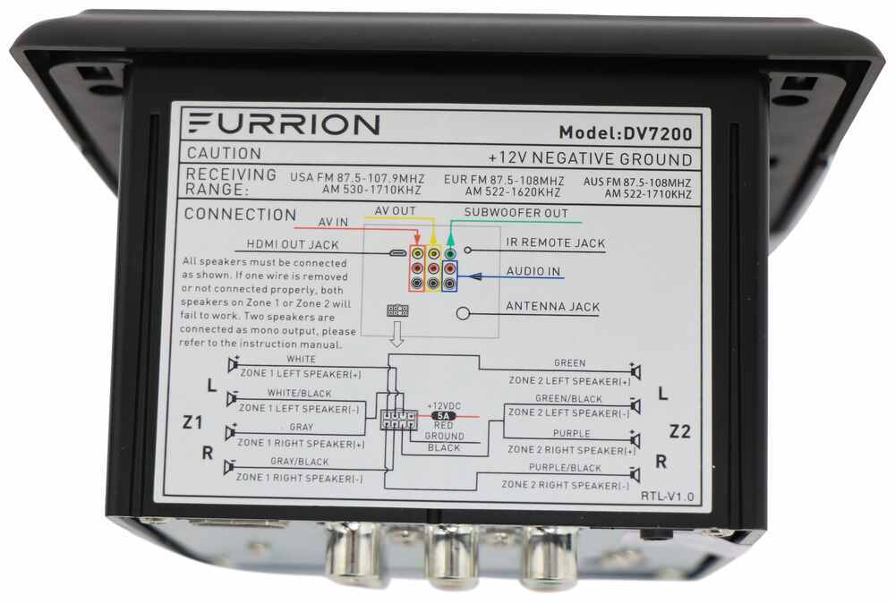 Furrion Mechless RV Stereo HDMI, AUX/USB, Bluetooth, NFC, App Control