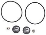 Fortress Aluminum Threaded Cap Service Kit for 9-10K lb Dexter Axles