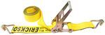 Erickson Heavy Duty Ratchet Tie-Down Straps - Double J-Hooks - 4" x 30' - 5,400 lbs - Qty 1