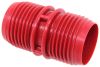 EZ coupler self-threading RV sewer hose coupler.