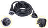 Furrion RV Power Cord with pull handle in black. 