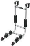 Ladder mounted bicycle carrier for RVs and motorhomes
