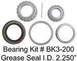 Trailer wheel bearing replacement kit