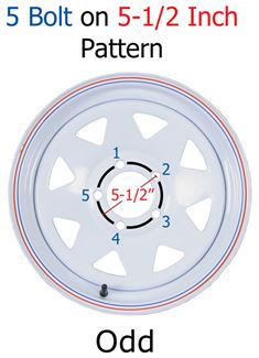 Wheel Lug Spacing Chart