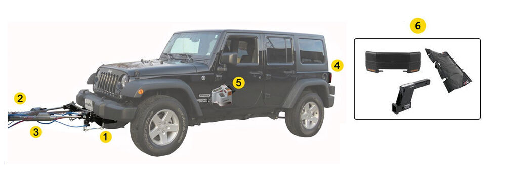 Flat Towing Package for 2020 Jeep Wrangler 