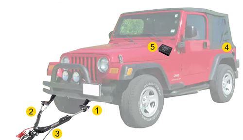 Flat Towing Package for 1998-2006 Jeep Wrangler 