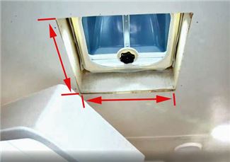 Measure RV Roof Vent Opening