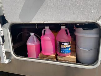 Antifreeze in RV Compartment