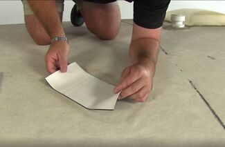 Place roof patch