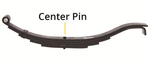 Center Pin on Leaf Spring