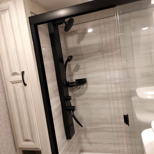 Triple-Head RV Shower