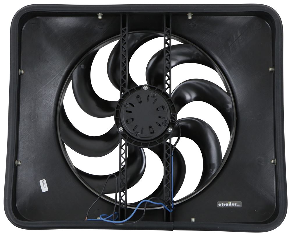 Flexalite 15" Black Magic Xtreme Electric Radiator Fan with Shroud Thermostat Controller